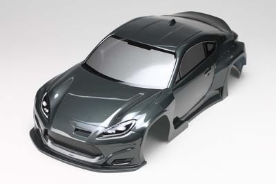 Yokomo PANDEM GR86 Body (Gunmetal) for Drift Cars (with Light DecalsPre-Cut) SD-GR86GB