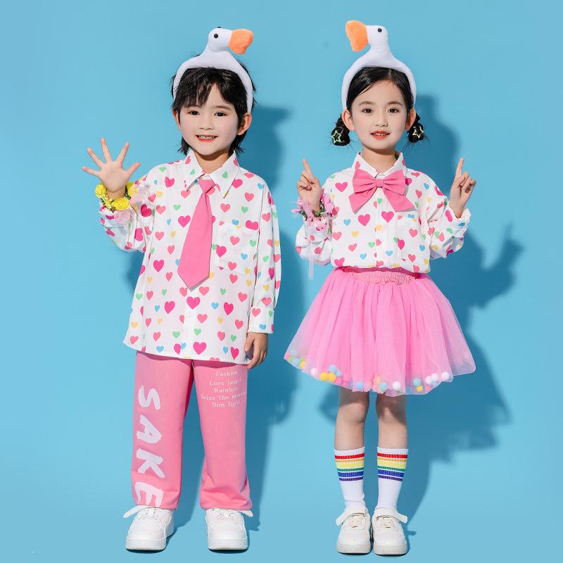 Children'S Cheerleading Costumes Kindergarten Cute Wind Dance Performance Costumes Primary School Sports Meeting Opening Ceremony Costumes