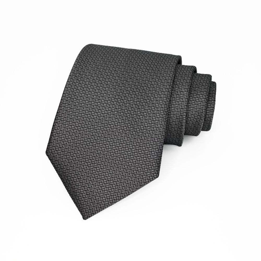 

Trendy Gentlemen Striped Neck Ties Solid Color Men s Wedding Tie Mens Necktie Wedding Party серый