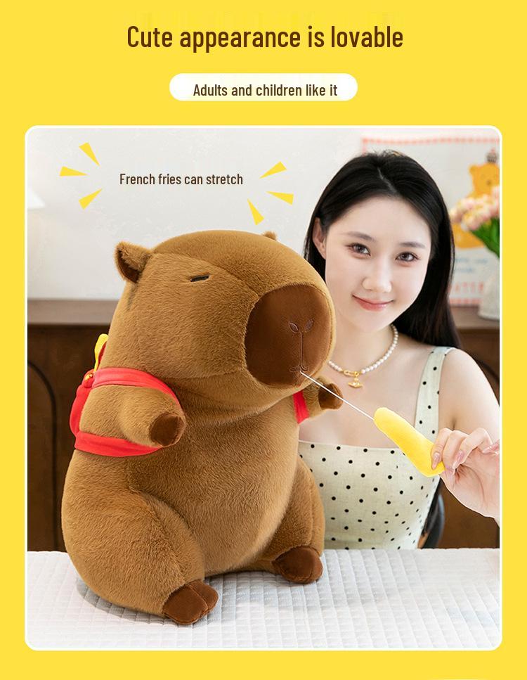 Capybara Plush Toy: Soothing Stuffed Animal Doll for Kids