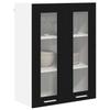 Hanging Cabinet Black Oak Effect 60 X 31 X 80 Cm Engineered Wood