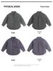 Jungen Herbst/Winter 2025 Karierte Langarmjacke - Dicke, trendige, lässige Hemdjacke für Kinder