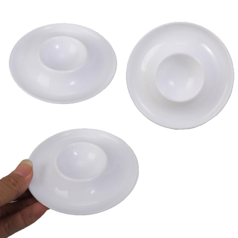 Pack of 10 Plastic Eggs Cups With Base For Serving Breakfast Brunch Kitchen Tool Microwave Safe Eggs Container