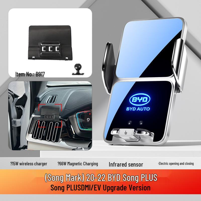 BYD Car Mobile Phone Holder for Dolphin, Qin PLUS, Han EV, Tang DMI, Song MAX, Yuan PRO, and E5