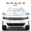 Car Windshield Snow Cover Automobile Anti Freeze Windshield Covers Magnetic Front Window Sun Shade Thickened Protector