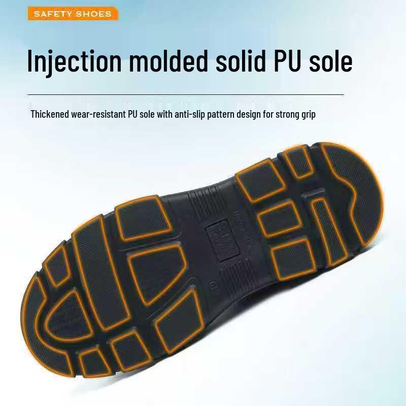 Pánské zimní vysoké pracovní bezpečnostní boty s plyšovou podšívkou - Zateplené svařovací boty proti opaření