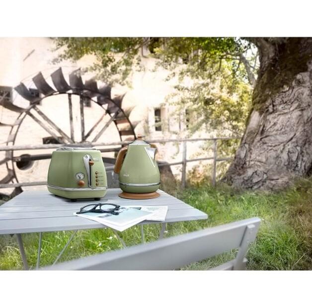 Toaster De'Longhi Icona Vintage CTOV 2103.GR oliv