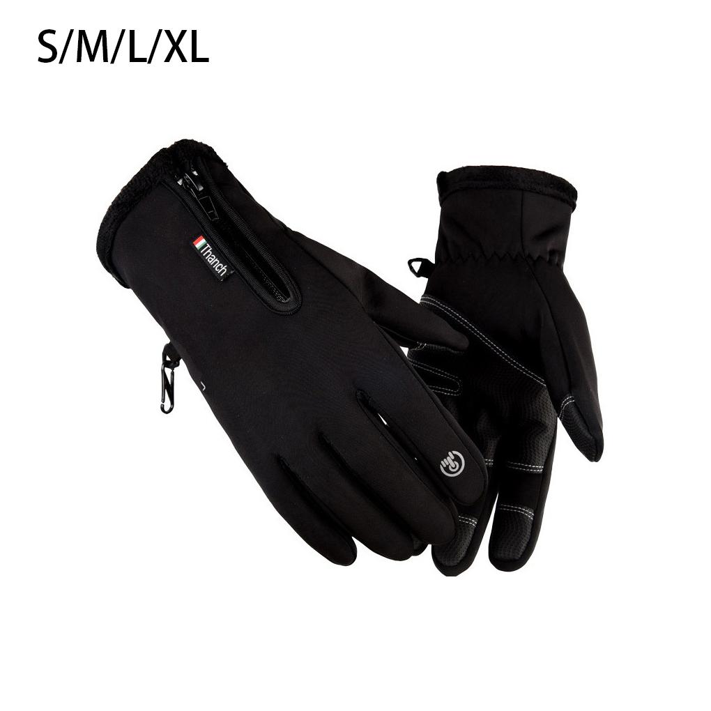 1 Paar Damen Herren Warmer Handschuh Skifahren Radfahren Erwachsene Winddicht Bildschirm Samthandschuhe Bekleidungszubehör Geburtstagsgeschenk