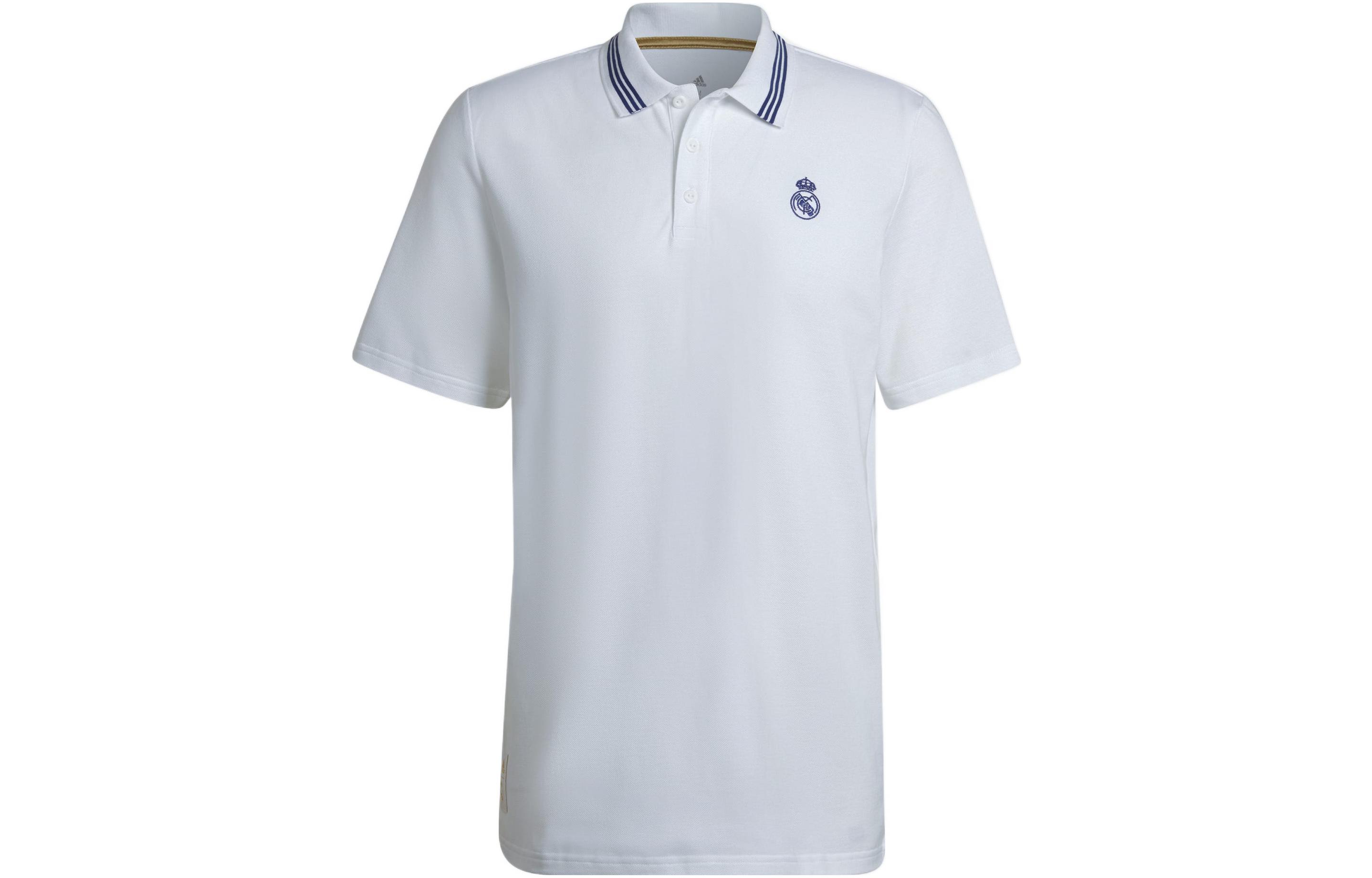 Adidas Real Madrid C.F Polo Shirt Men s White H59050 M