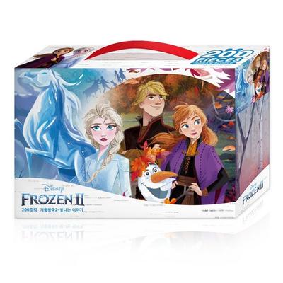 Quebra-cabeça Frozen 2 Shining Story D-K200-008, 200 peças, cores misturadas