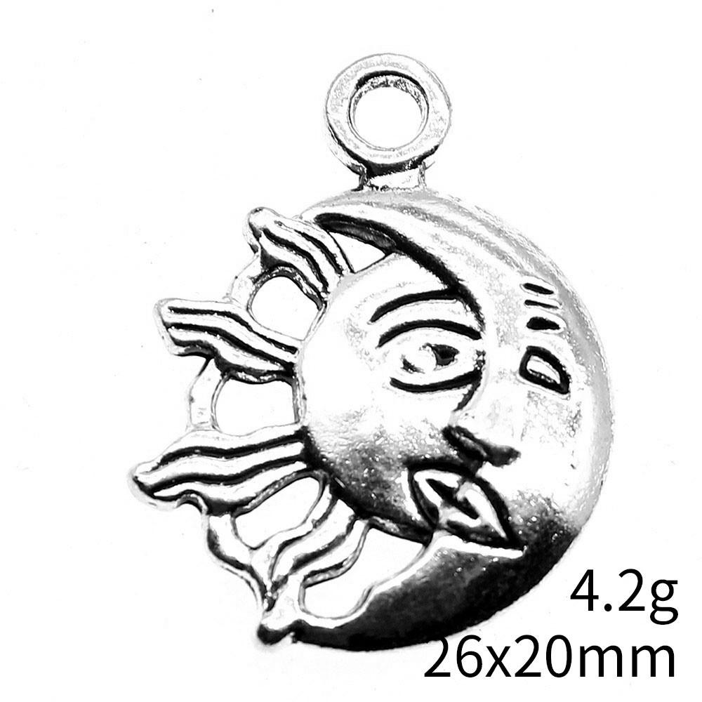 Wedding Anniversary Charms Bag Sun Moon Charms Pendant Items Pendant Set