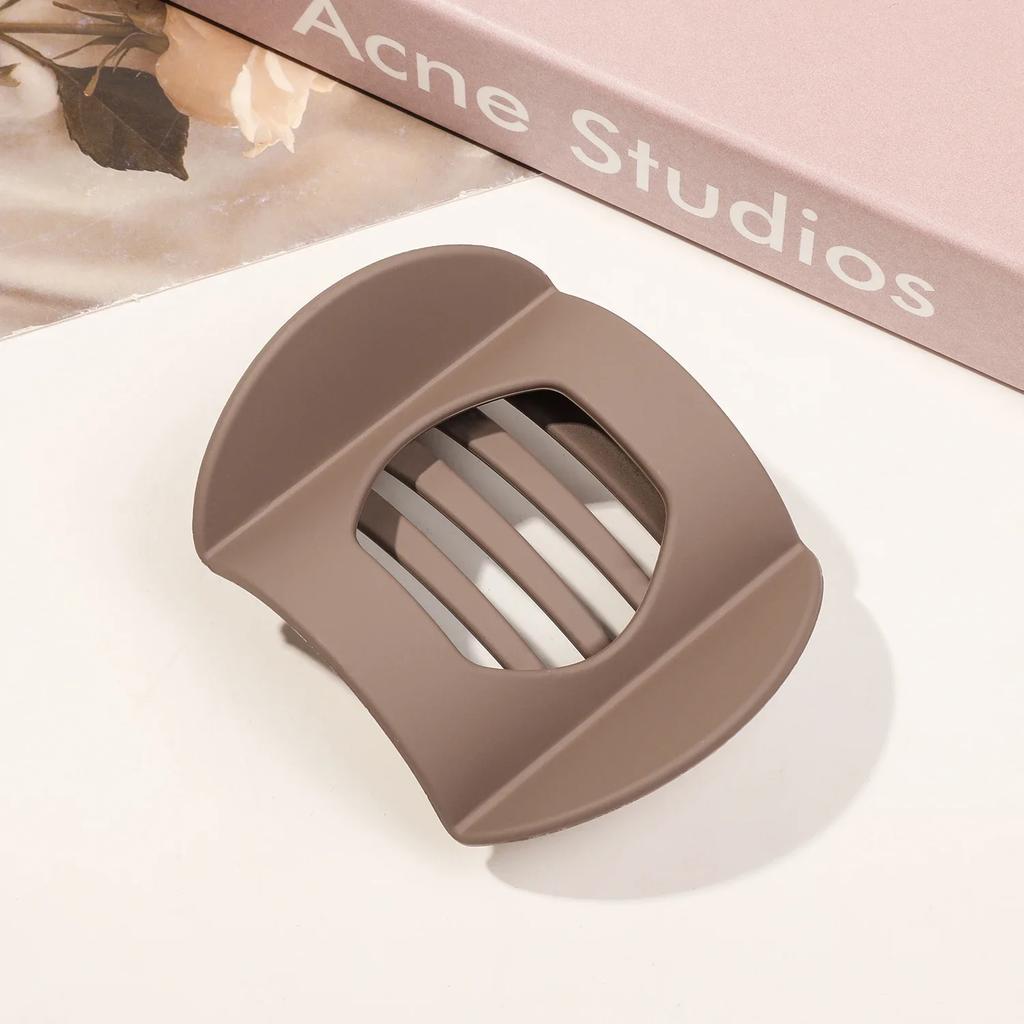 Nouvelles grandes et petites pinces à cheveux en PC pour femmes, accessoires pour cheveux antidérapants, épingles à cheveux vintage en forme d'arc en forme de griffe de canard, barrettes pour filles