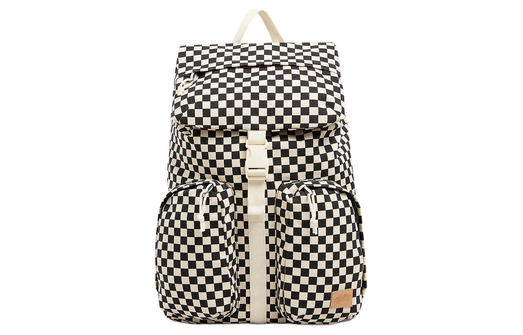 Vans Canvas Backpack Regular Unisex Black  White VN000HDDY28