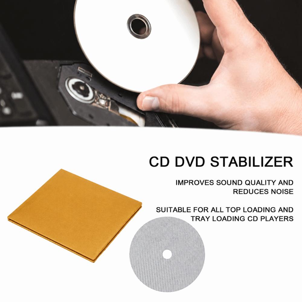 Vibration Absorption CD DVD Stabilizer 0.2mm Thickness Tuning Mat Stabilizer  For Top Tray Player