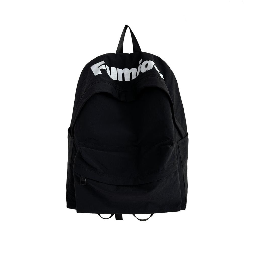 Lightweight Minimalist Backpack for Female Students: Versatile Double-Shoulder Bag for School and Travel.