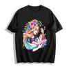 Loving Mother And Baby Print Casual Top For Women Pure Cotton T-shirt