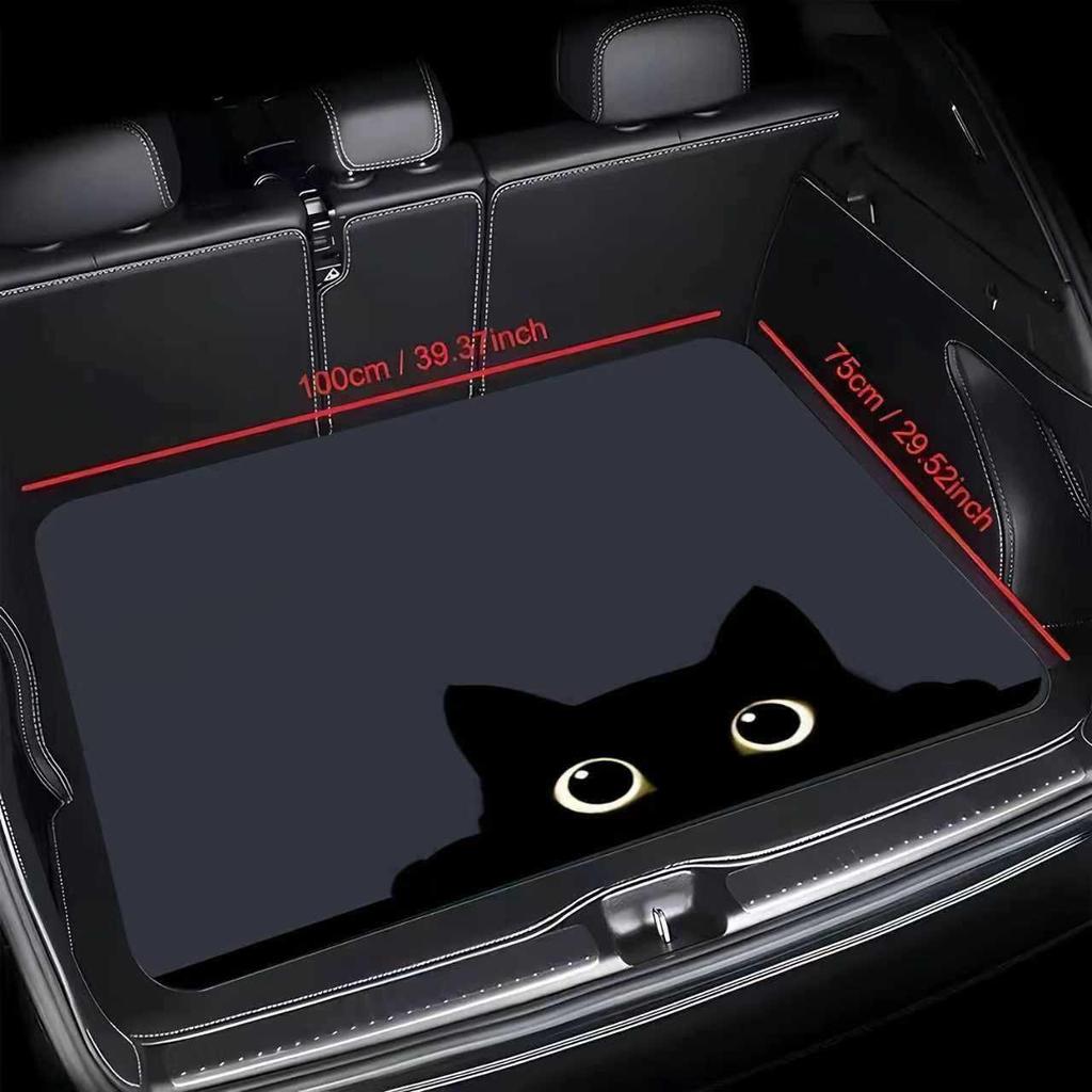 3DTEMU Crystal Velvet Car Mats - Dirt & Wear-Resistant, Dustproof Trunk Storage Mat Sticker.