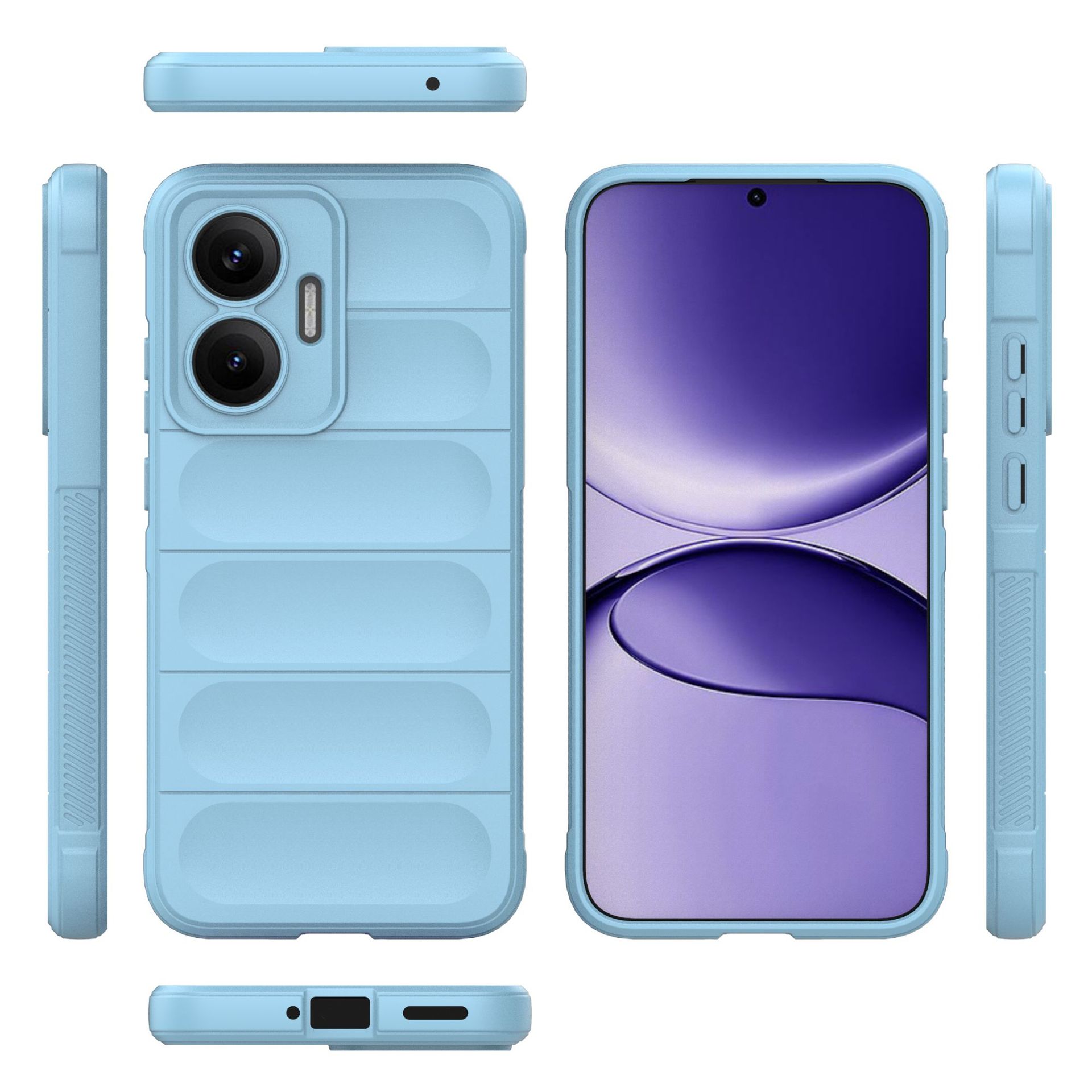 

Xiaomi Poco X7 Phone Case,Soft TPU ShockProof Phone Case Cover for Xiaomi Poco X7 світло-синій колір