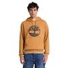 Loopback Baum Logo Hoodie Herren TB0A29QAP471 Weizen M