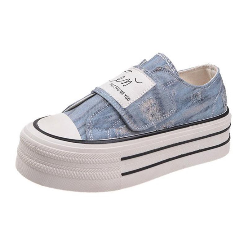 

Женская повседневная обувь, женские кроссовки на вулканизированной платформе для женщин, тенденции 2024 года, удобная, роскошная, парусиновая, модная обувь для отдыха на открытом воздухе 40 светло-синий