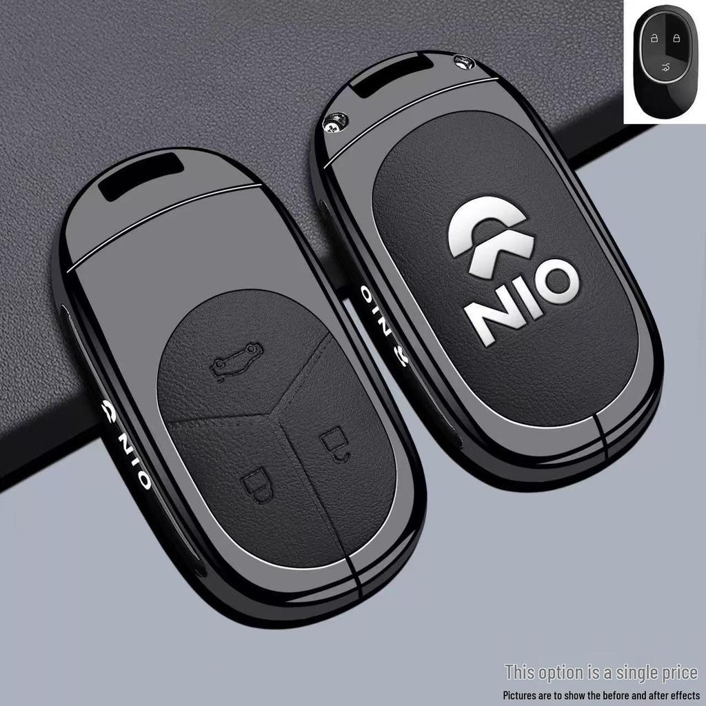 Capa de Chave Compatível para Nio ES8, Novo ET5, ET7, ET9, EC6, ES6, EC7, ES7 - Concha de Fivela de Bolsa de Carro.