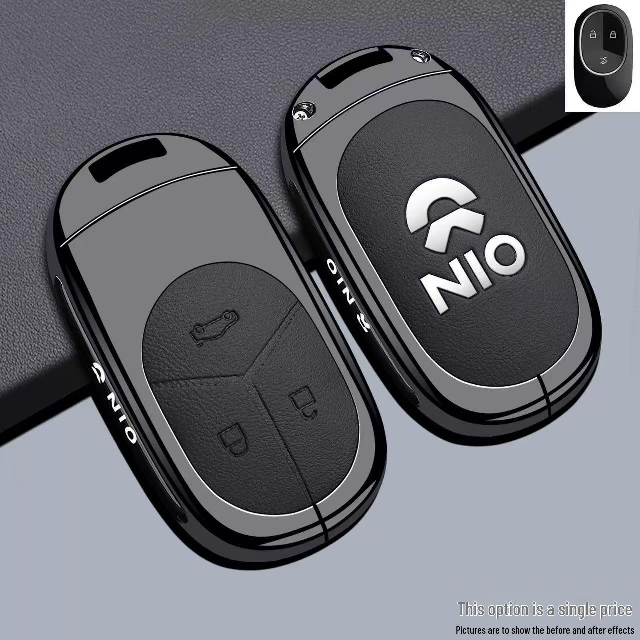

Compatible Key Case for Nio ES8, New ET5, ET7, ET9, EC6, ES6, EC7, ES7 - Car Bag Buckle Shell.