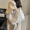 Chic 2023 Winter Canvas Shoulder Bag Elegant Retro Tote Stylish Street Trend