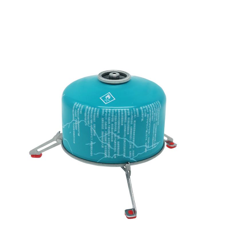 Stainless Steel Folding Gas Can Stand - Outdoor Stabilizer & Camping Accessory