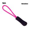 5Pcs Zipper Pull Puller End Fit Rope Tag Fixer Zip Cord Tab Replacement Clip Broken Buckle for Travel Bag Suitcase Tent