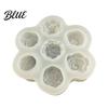 Nonstick Pastry Molds for Baking Rose Peony Silicone Mold 7 Cavities Mold Making Cake Professional Chocolate Candle Soap Non Stick Flexible