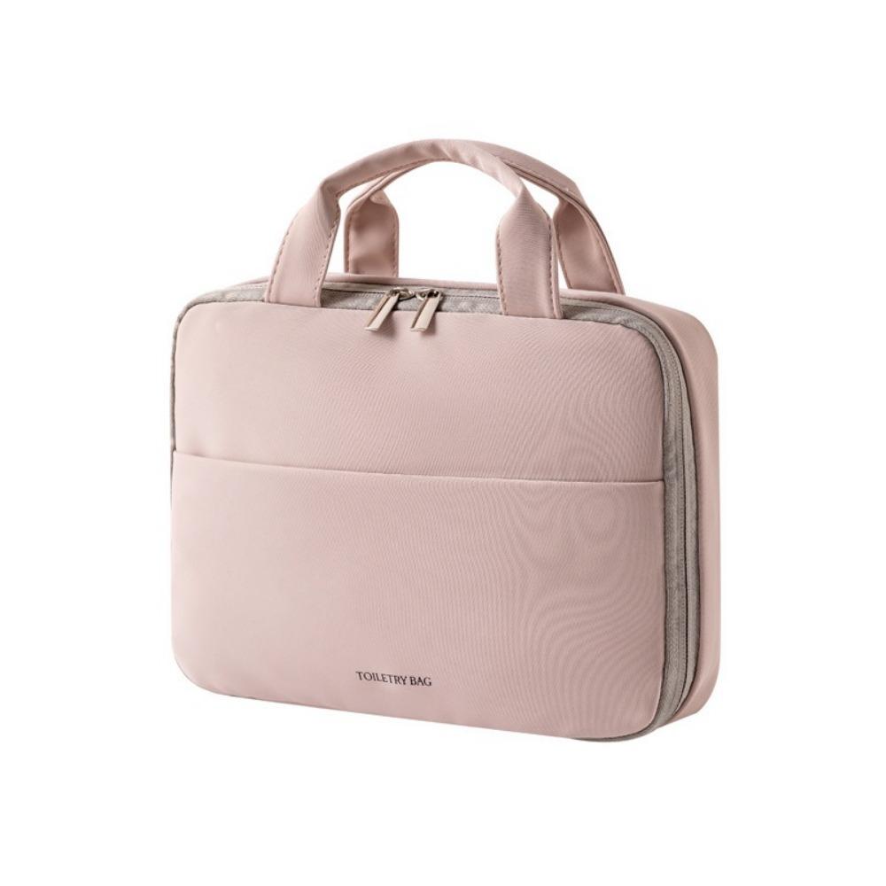 

Luxury Design Women s Makeup Bag Hanging Feature Cosmetics Storage Bag Shower Organizer розовый