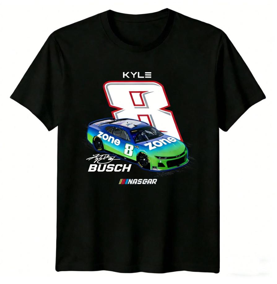 2026 Kyle Busch #8 Lucas Oil Chevrolet Camaro Nascar Racing T-Shirt New S