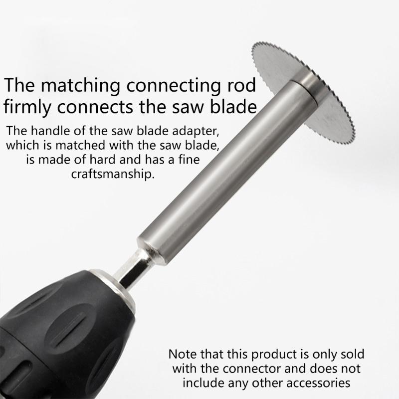 Extended Use High Carbon Steel Hexagon Shank Rod Includes Screw Washer Ensuring Firm Sawing Blade Connection on Drills