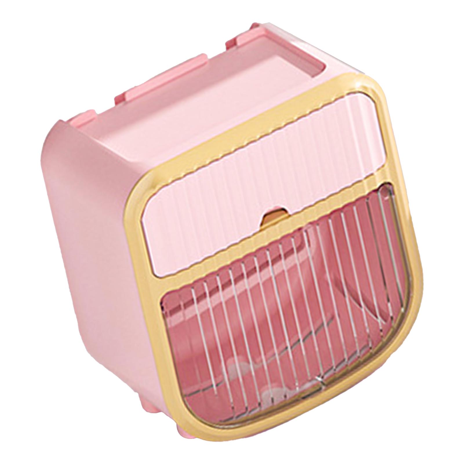 

Toilet Paper Holder Wall Mounted Bathroom Tissue Roll Paper Towel Holder Tissue Dispensers for Household Pink