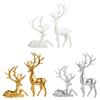 Exquisites Resin Elk Sculptures Resin Deer Ornamentation Perfect For Enhancing Artistic Ambiance In Living Space
