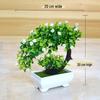 Creative Home Decor: Artificial Bonsai Grass Balls and Mini Cherry Snow Ball Trees