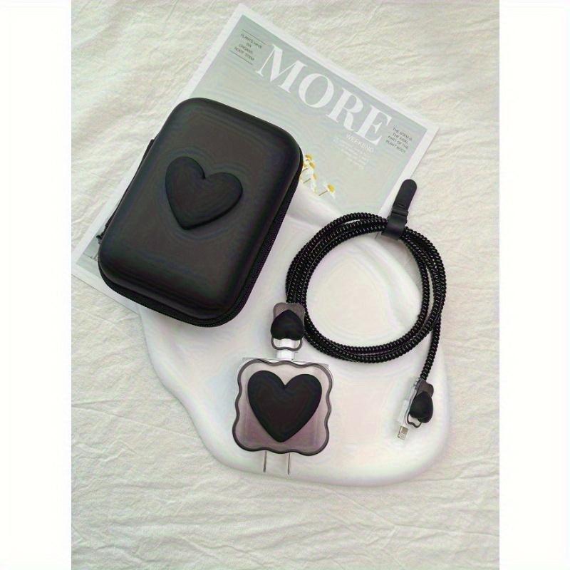 6pcs/Set  Storage Bag Compatible With  Charger Case, Data Cable, Wired/Wireless Earphones Cable Organizer