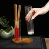 2 in 1 Glass Incense Holder for Sticks Anti-Ash Flying Incense Burne with Removable Ash Catcher and Incense Sticks Organizer