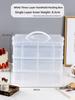 Reusable Transparent Cake Box Handheld Baking Preservation Base Tray for 6 Inch 8 Inch Cakes DIY Baking Tools Kitchen Supplies