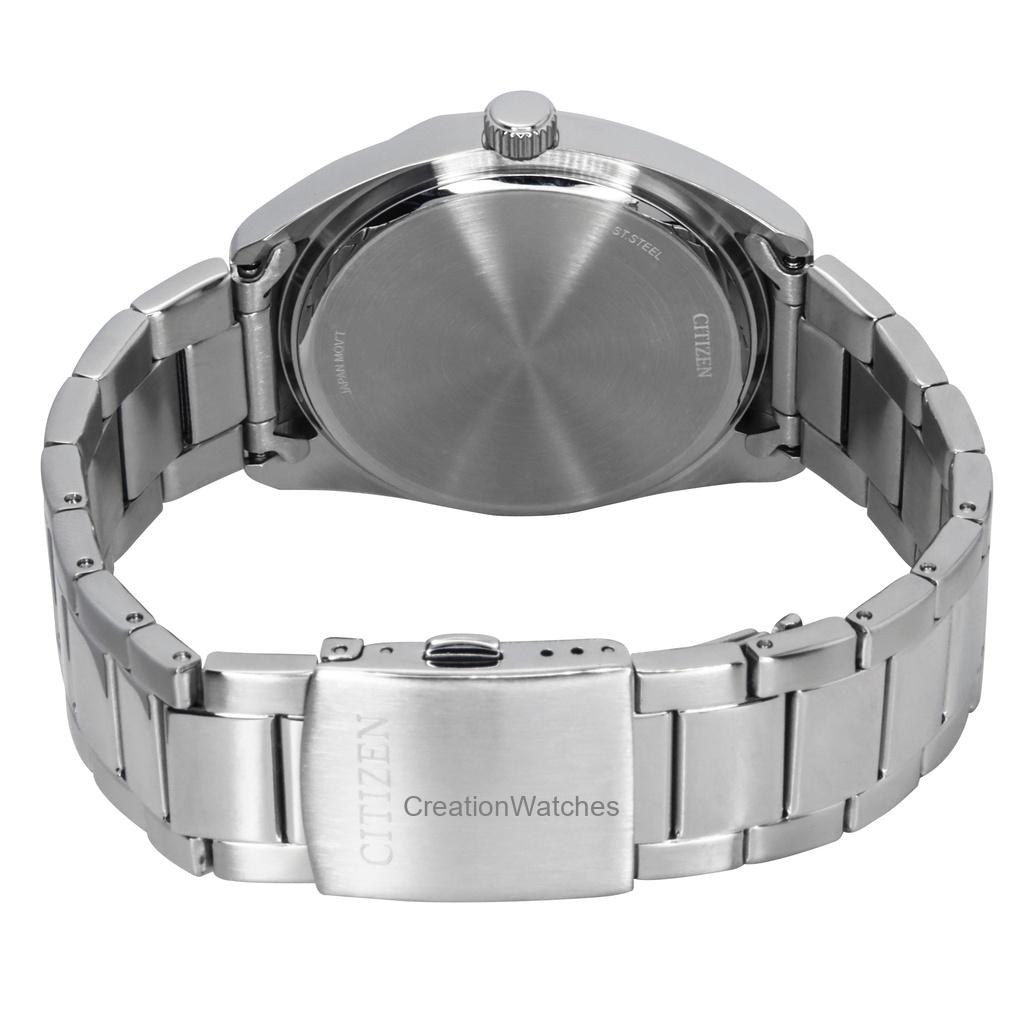 Citizen Stainless Steel Ivory Dial Quartz BI5110-54B Men's Watch