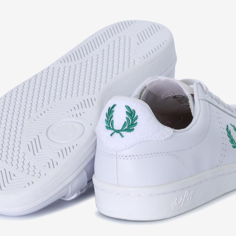 Fred Perry Unisex Leather Sneakers B721 Leather Towel Ring