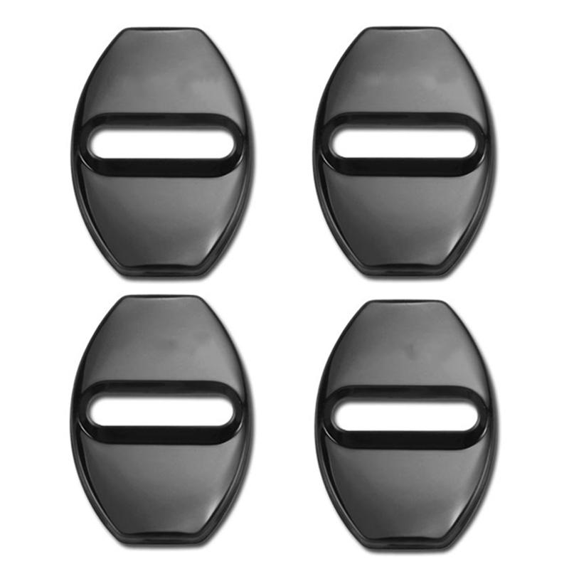 4pcs Car Styling Door Lock Cover for Skoda Octavia Fabia Yeti Citigo Rapid A7 2013 2014 2015 2016 2017 2018 Auto Accessories