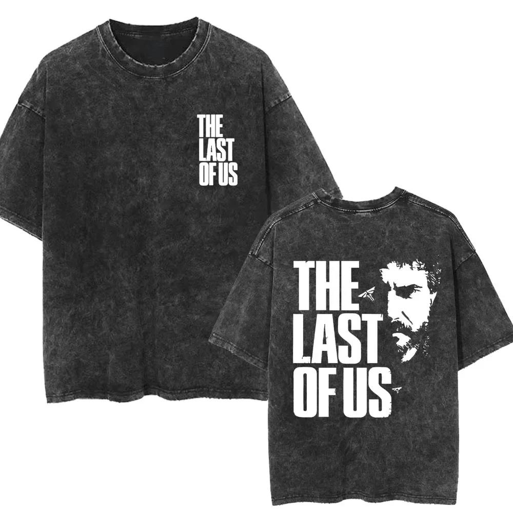 The Last of Us Ellie Prané tričko Pánské Dámské Retro Harajuku Trička Nadměrné Ležérní Bavlněné Módní tričko Streetwear