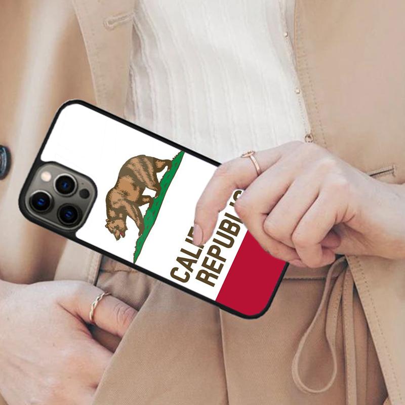 California Flag Magnetic Phone Case For APPLE iPhone 17 Air 16 14 13 12 Pro Max 15 Plus Wireless Charge With MagSafe Cover