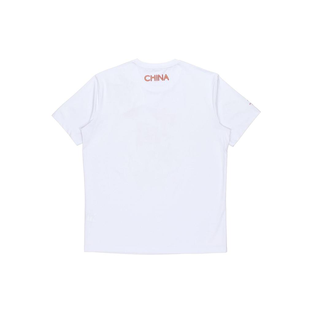 Anta Exclusive Collection T Shirts Unisex White Crew Neck Moderate Straight Fit 172130107-2