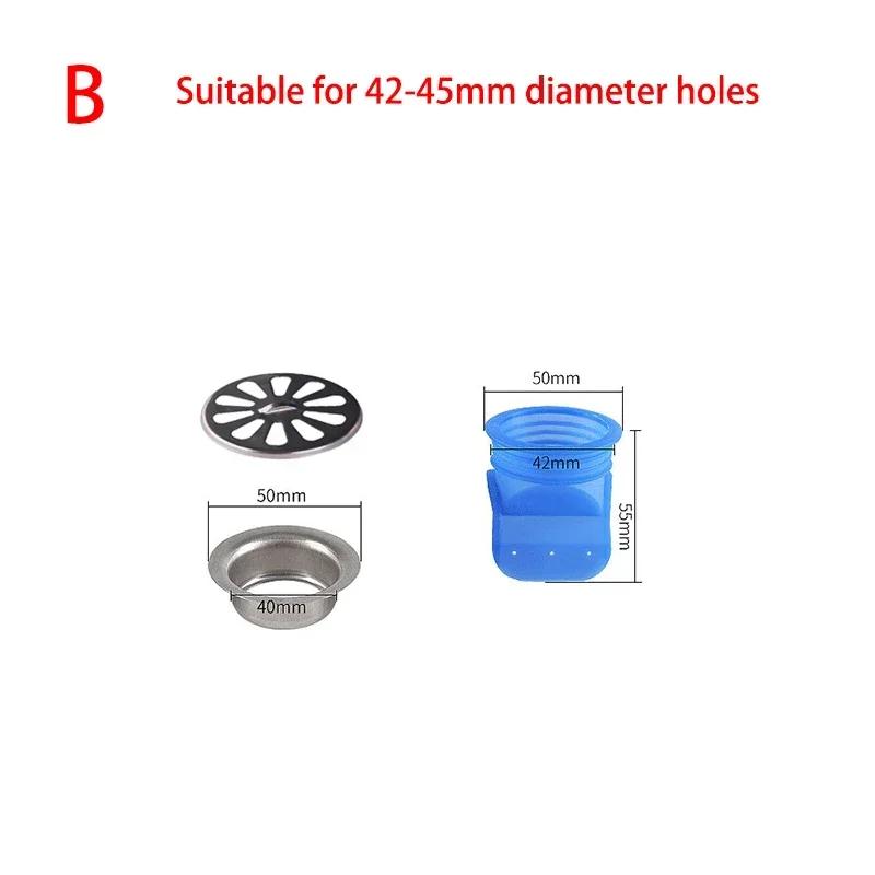 Silicone Core Insect Control Backflow Preventer Floor Drain Seal Drain Deodorant One Way Valve for Bathroom Pipes Tube In Toilet