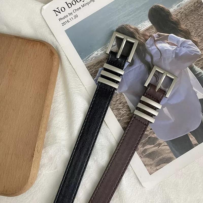New Retro, Niche and Versatile Belt, Student Korean-style Decorative Jeans with A Simple Ladies' Belt, School Style
