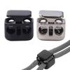 10pcs Double Hole Cord Fasteners for Quick Adjustments, Perfect for Outdoor Activity and Crafting Needs