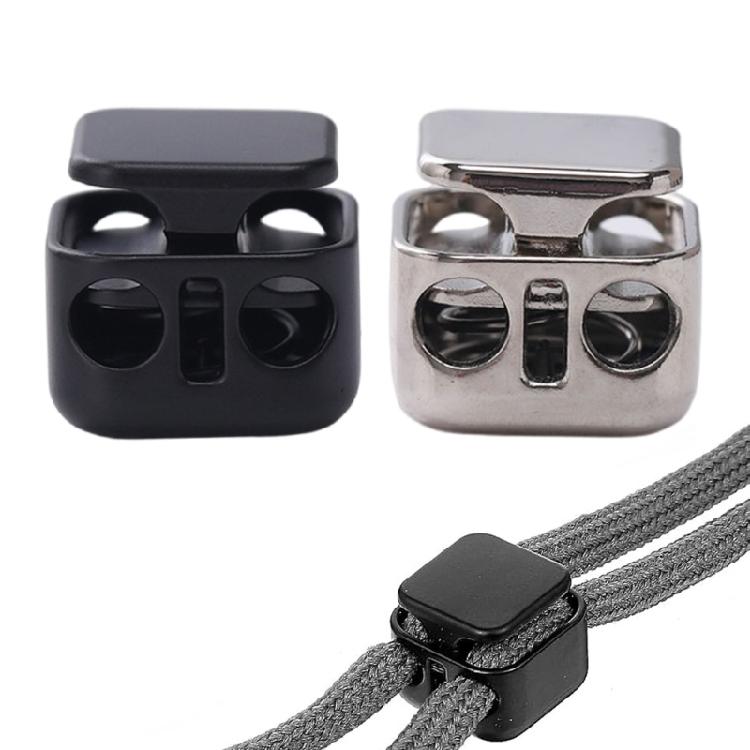 10pcs Double Hole Cord Fasteners for Quick Adjustments, Perfect for Outdoor Activity and Crafting Needs