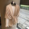 Floral Embroidered Lightweight Breathable Scarf For All Season